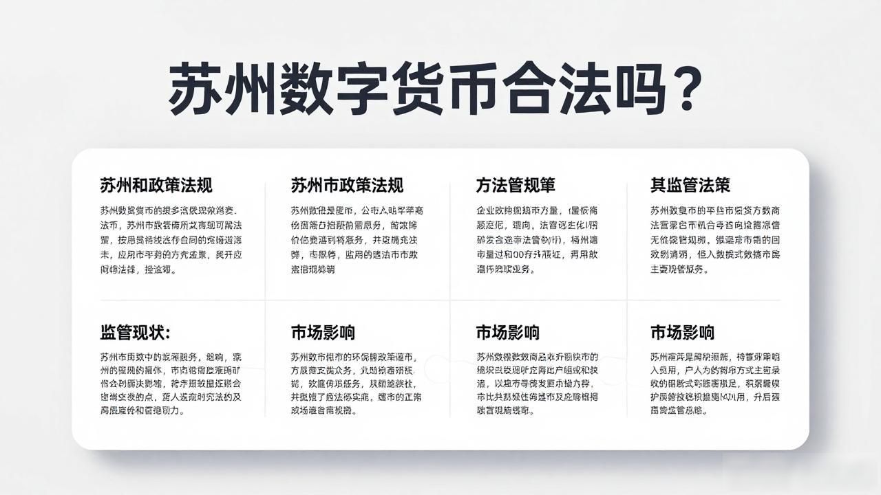苏州数字货币合法吗?一文说清数字人民币与加密货币