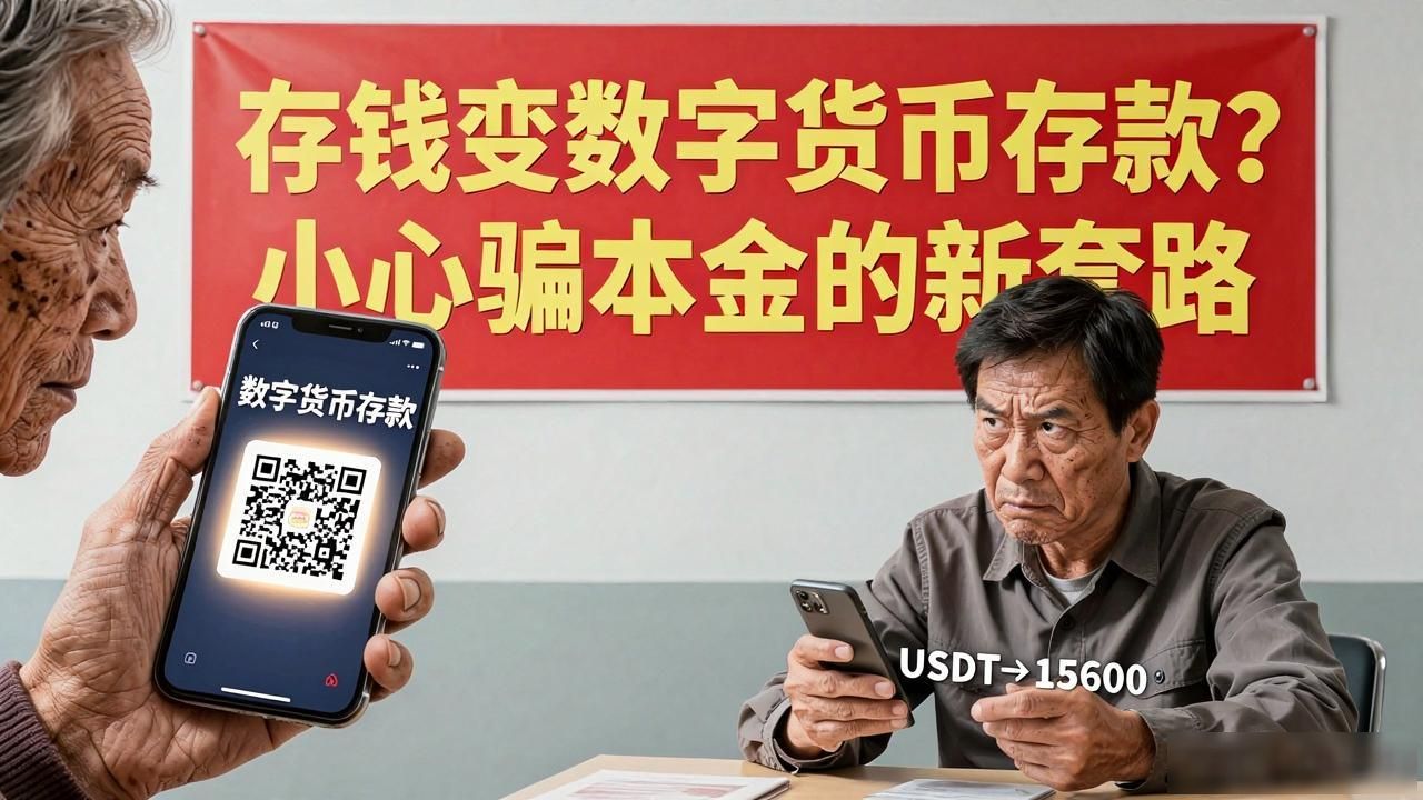 存钱变"数字货币存款"?小心这是骗你本金的新套路