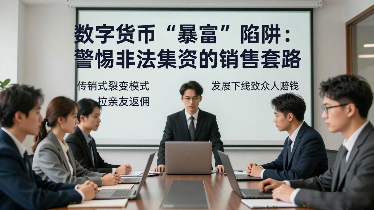 数字货币“暴富”陷阱:警惕非法集资的销售套路