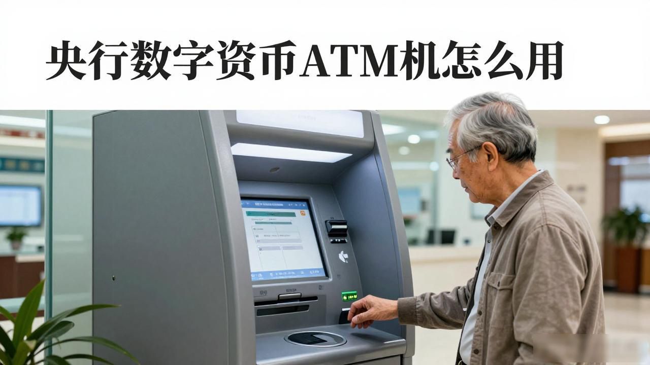 央行数字货币ATM机怎么用